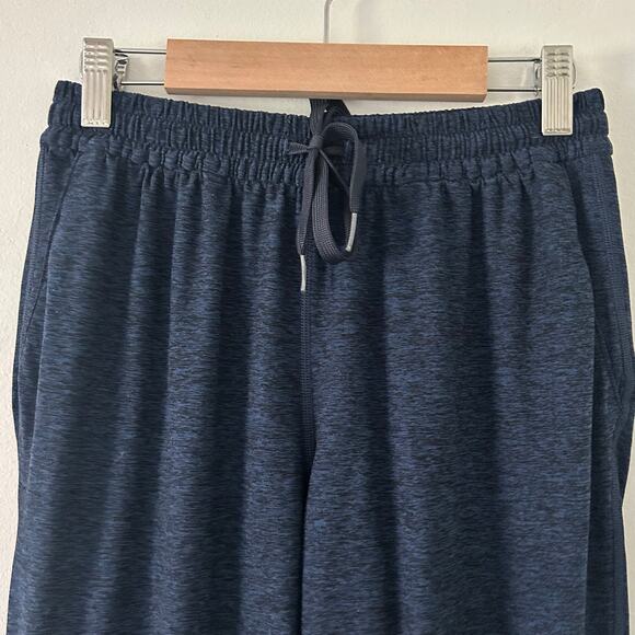 Outdoor Voices Women's Navy Space Dye Drawstring Elastic Pull-On Pants XS - Picture 2 of 7